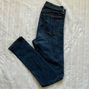Rag & Bone Women's Dark Wash Skinny Jeans - Size 28 -wonderland